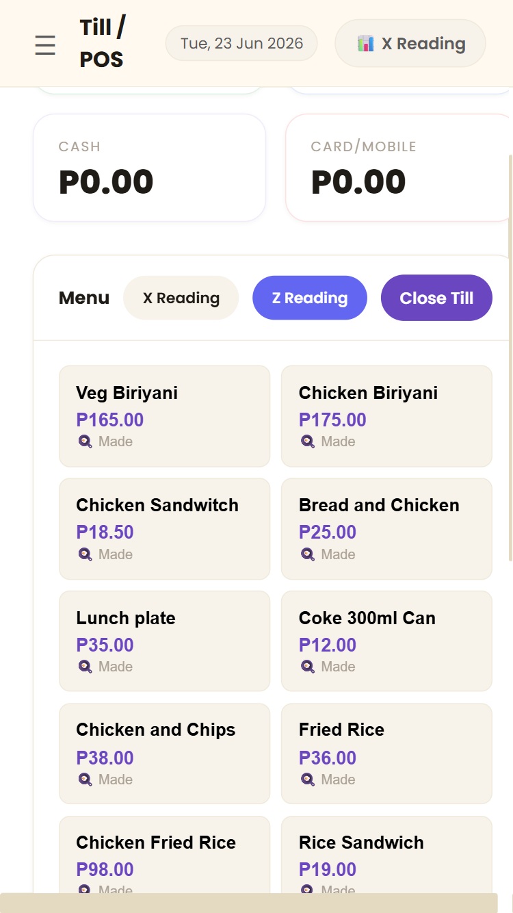 RestWise POS on Android
